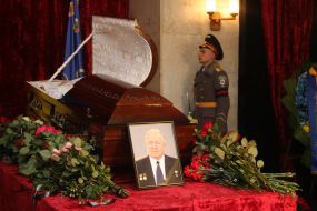 Funerals of Stanislav Konyuhov