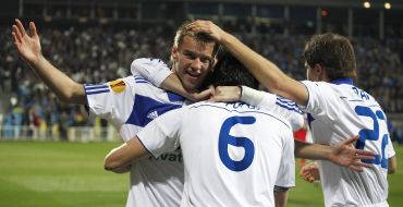 Andreу Yarmolenko, Goran Popov and Artem Kravets