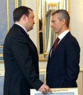 Sergeу Arbuzov and Valeriy Khoroshkovskiy