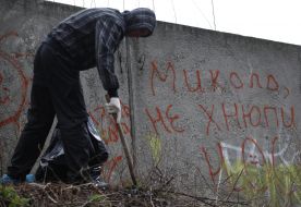 Субботник на прибрежной зоне озера Опечень