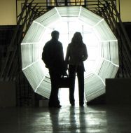 25-meter light tunnel-installation