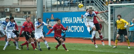 FC Dynamo (Kiev) and FC Metallurg (Zaporozhye)