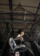 Greatest and highest hair-do in the world