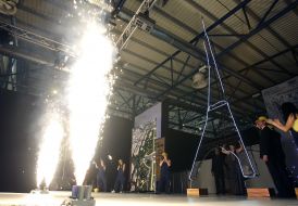 Greatest and highest hair-do in the world