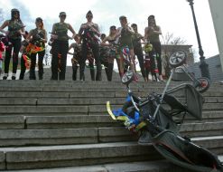 Activists of FEMEN women's rights organization