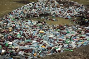 Cleaning of river-bed of the Latoritsa river