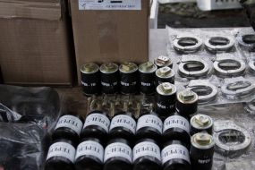 Grenades and handcuffs