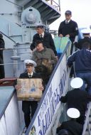 Members of Konstantin Olshanskiy landing ship's command  