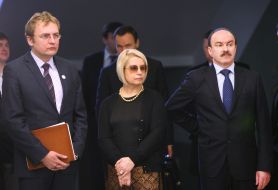 Anna German, Andrey Sadovuy and Mikhail Tsymbalyuk