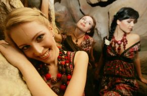 Anastasiya Gavrilyuk, Veronika Tishkina and Marina Modina
