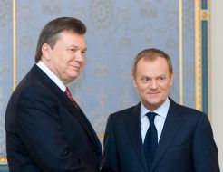 Viktor Yanukovich and Donald Tusk