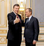 Viktor Yanukovich and Donald Tusk