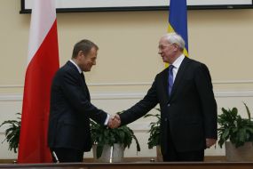 Nikolay Azarov and Donald Tusk