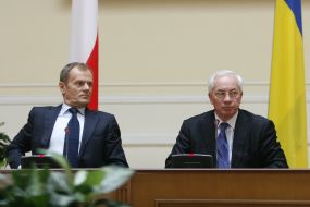 Nikolay Azarov and Donald Tusk