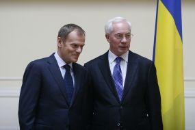 Nikolay Azarov and Donald Tusk