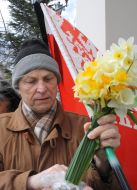 Participant of mourning action