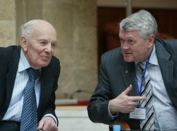 Boris Paton and Aleksandr Aseev