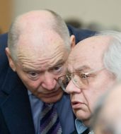 Ivan Drach and Nikolay Zhulinskiy