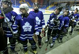 The players of child HС Sokol (Kiev)