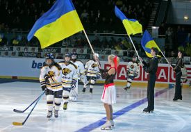 The players of HС "Medvedi" (Donetsk)