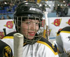 The player of HС Medvedi (Donetsk)
