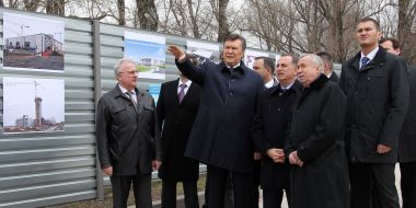 Viktor Yanukovich, Boris Kolesnikov and Alexandr Lukyanchenko