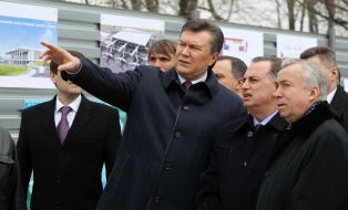 Viktor Yanukovich, Boris Kolesnikov and Alexandr Lukyanchenko