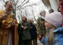 Consecration of pussy willow