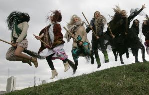 Parade of witches