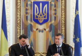 Viktor Yanukovich and Jose Manuel Barroso