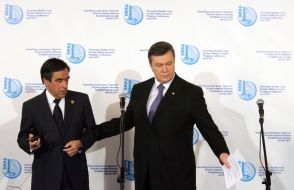Віктор Янукович та Франсуа Фійон