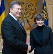 Віктор Янукович і Мішлін Кальмі-Рей