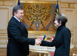 Віктор Янукович і Мішлін Кальмі-Рей