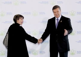 Віктор Янукович і Мішлін Кальмі-Рей