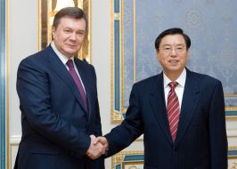 Віктор Янукович та Чжан Децзян