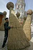 Straw installation