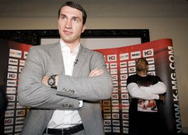 Vladimir Klichko and David Haye 