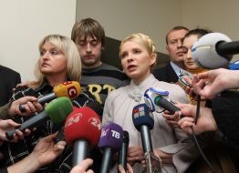 Yuliya Timoshenko, Irina and Aleksandr Lutsenko