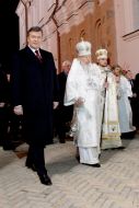Viktor Yanukovich and Metropolitan Vladimir