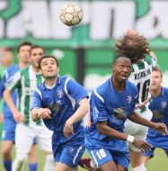 Zeljko Lyubenovich, Lucky Idahor and Igor Khudobyak