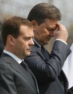 Dmitriy Medvedev and Viktor Yanukovich
