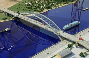 Model of bridge