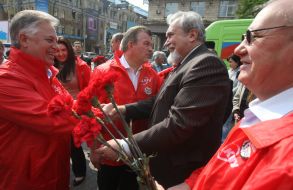 Petr Simonenko and Oleg Grachov