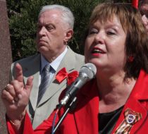 Natalia Vitrenko and Leonid Grach