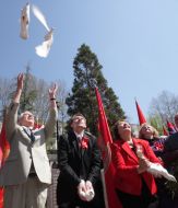 Leonid Grach, Alexandr Svistunov and Natalia Vitrenko