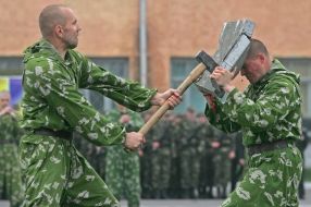 Demonstrative performances of martial arts