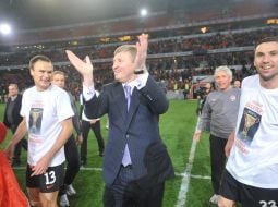 Dario Srna, Rinat Akhmetov and Vyacheskav Shevchuk