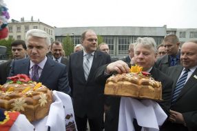 Mikhail Kulinyak, Vladimir Litvin and Bogdan Borusewicz