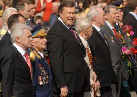 Viktor Yanukovich, Vladimir Litvin and Nikolay Azarov