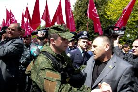 Потасовка во время празднования Дня Победы 